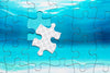 Top View Arrangement With Incomplete Puzzle Psd