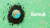 Top  View Arrangement With Planet Earth Psd