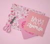 Top View Assortment For Mother'S Day With Card Mock-Up Psd