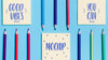 Top View Assortment Of Colorful Pencils And Notes Psd