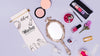 Top View Assortment Of Make-Up And Mirror Mock-Up Psd