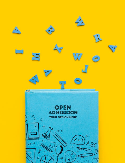 Top View Assortment Of School Supplies Psd