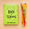 Top View Back To School Composition Mock-Up Psd