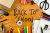 Top View Back To School Concept On Desk Psd