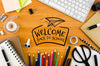 Top View Back To School Concept On Desk Psd