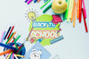Top View Back To School Desk Psd