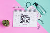 Top View Back To School Supplies With Mock-Up Psd