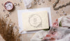 Top View Beautiful Arrangement Of Wedding Elements With Card Mock-Up Psd