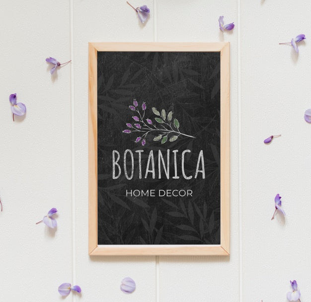 Top View Beautiful Petals Of Lilac Flowers Psd