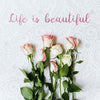 Top View Beautiful Set Of Flowers Concept Psd