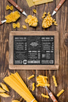 Top View Blackboard On Wooden Background Psd