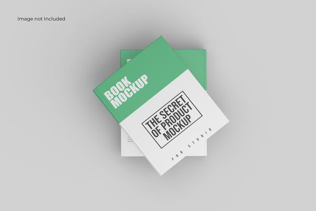 Top View Book Mockup Psd