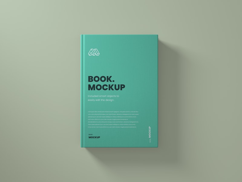 Top View Book Psd Mockup