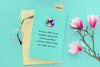 Top View Books And Flowers Arrangement Psd