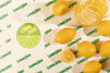 Top View Bunch Of Lemons On A Table Psd