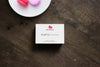 Top View Business Card On Wood Mockup