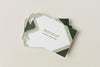 Top View Business Cards Mock-Up Psd