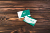 Top View Business Cards Psd