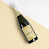 Top View Champagne Mock-Up Psd