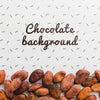 Top View Chocolate Background Mock-Up Psd