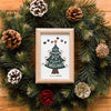 Top View Christmas Composition With Frame Mockup Psd