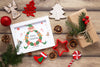 Top View Christmas Concept With Mock-Up Psd