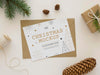 Top View Christmas Eve Elements Composition Mock-Up Psd