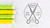 Top View Collection Of Sewing Thread With Mock-Up Psd