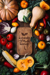 Top View Delicious Autumn Fruit And Veggies Mock-Up Psd
