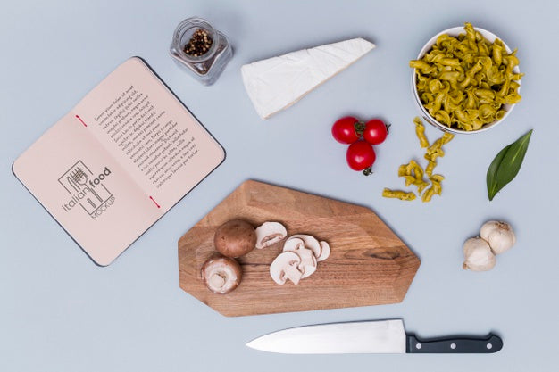 Top View Delicious Foodstuff Psd