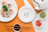 Top View Delicious Sushi Meal Psd
