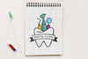 Top View Dental Clinic Notebook With Mock-Up Psd