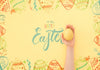 Top View Easter Mockup Psd