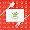 Top View Eco-Friendly Tableware Psd