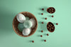 Top View Eggs For Easter Day Psd