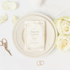 Top View Elegant Wedding Invitation With Mock-Up Psd