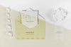 Top View Envelope With Invitation Card Psd