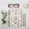 Top View Eyeglasses And Notepad With Mock-Up Psd