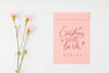 Top View Floral Mock-Up Everything Will Be Ok Psd