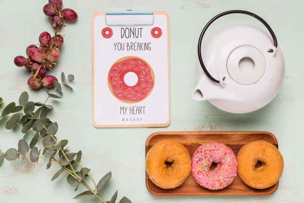 Top View Flowers With Copy Space Psd