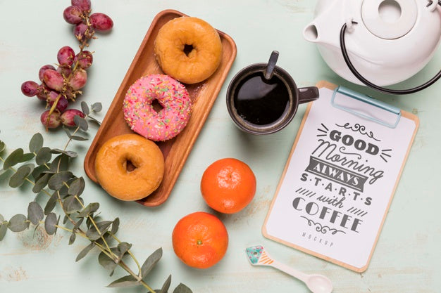 Top View Flowers With Copy Space Psd