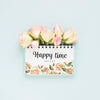 Top View Flowers With Copy Space Psd