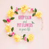 Top View Flowers With Copy Space Psd