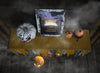 Top View Halloween Nights Frame Mock-Up In The Mist Psd