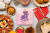Top View Happy Diwali Festival Mock-Up With Delicious Food Psd