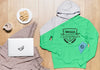 Top View Hoodie Mock-Up With Cookies And Tablet Psd