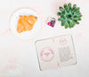 Top View House Plant With Croissant On The Table Psd