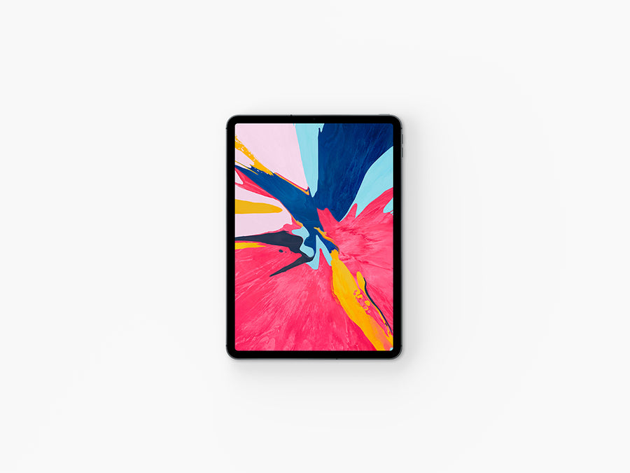 Top View Ipad Pro 2018 Mockup Set