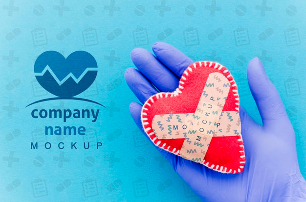 Top View Medical Concept With Mock-Up Psd