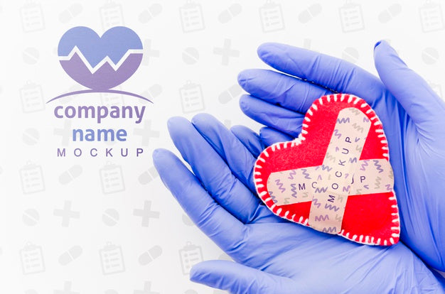 Top View Medical Concept With Mock-Up Psd